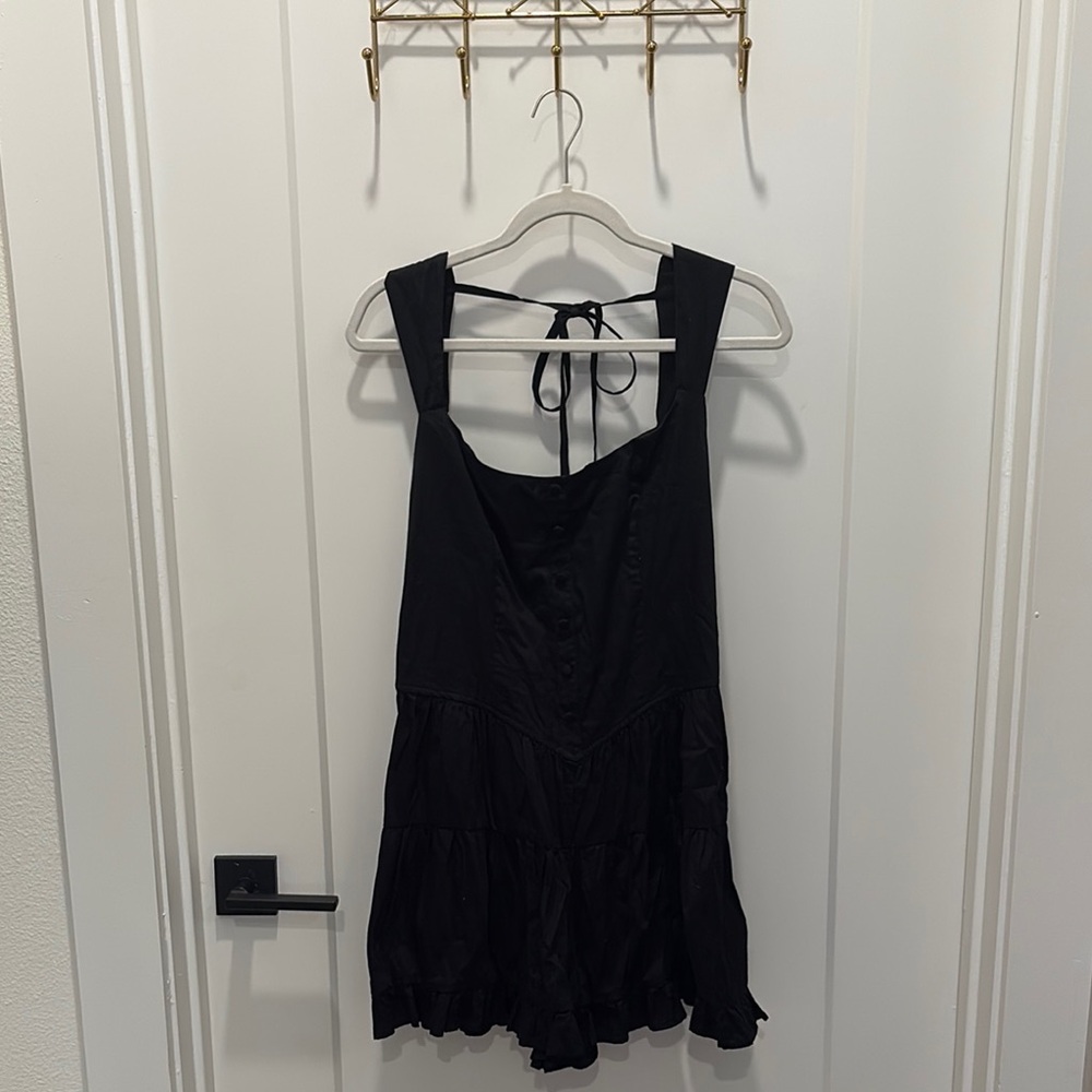 Wild Fable Black Smocked Romper